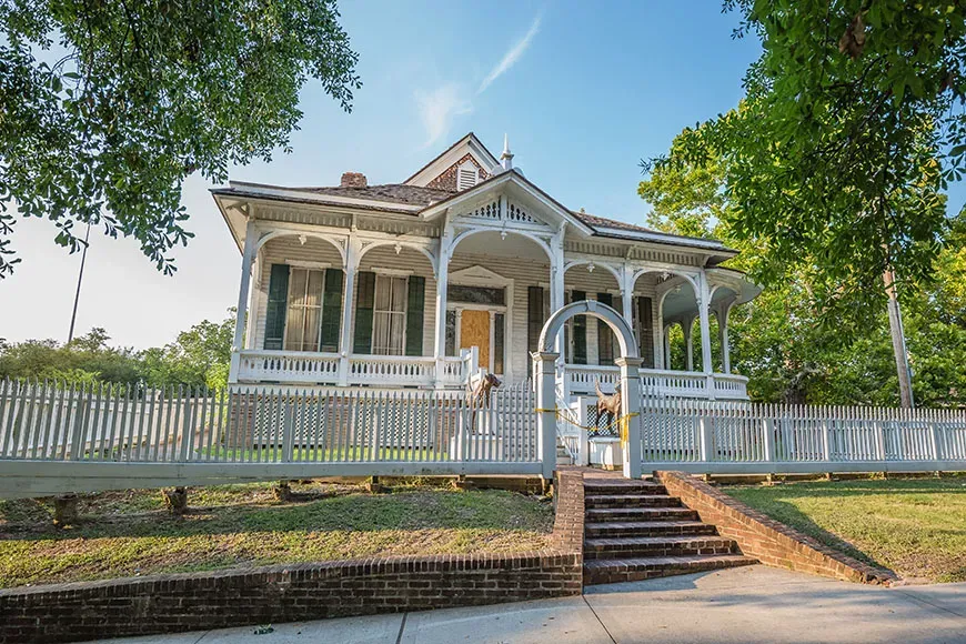 historic home in sam houston park.